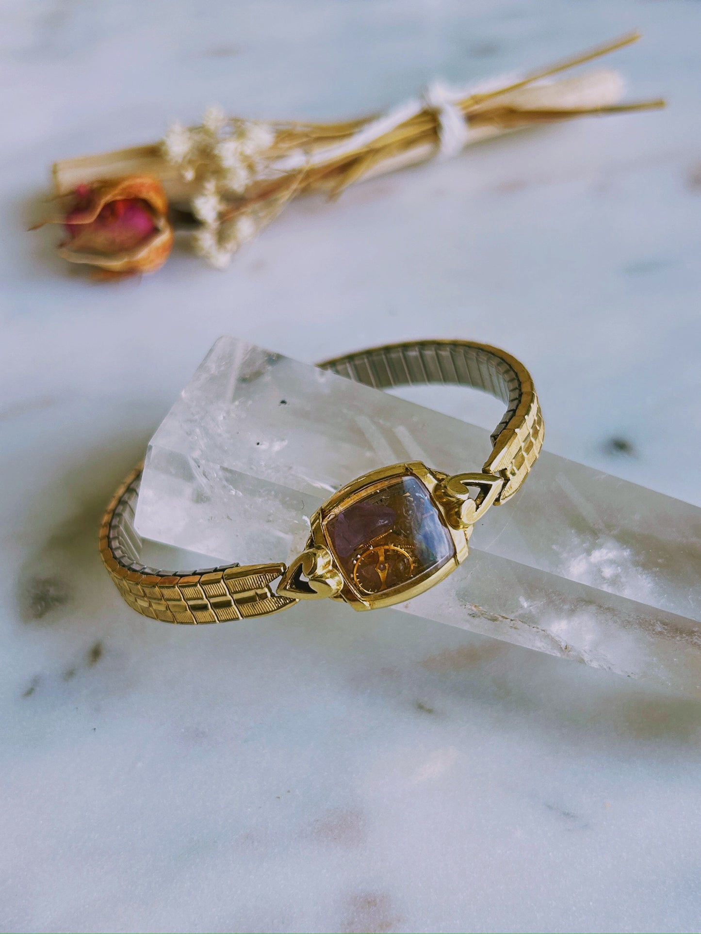 Baby Hearts Crystal Cocktail Watch