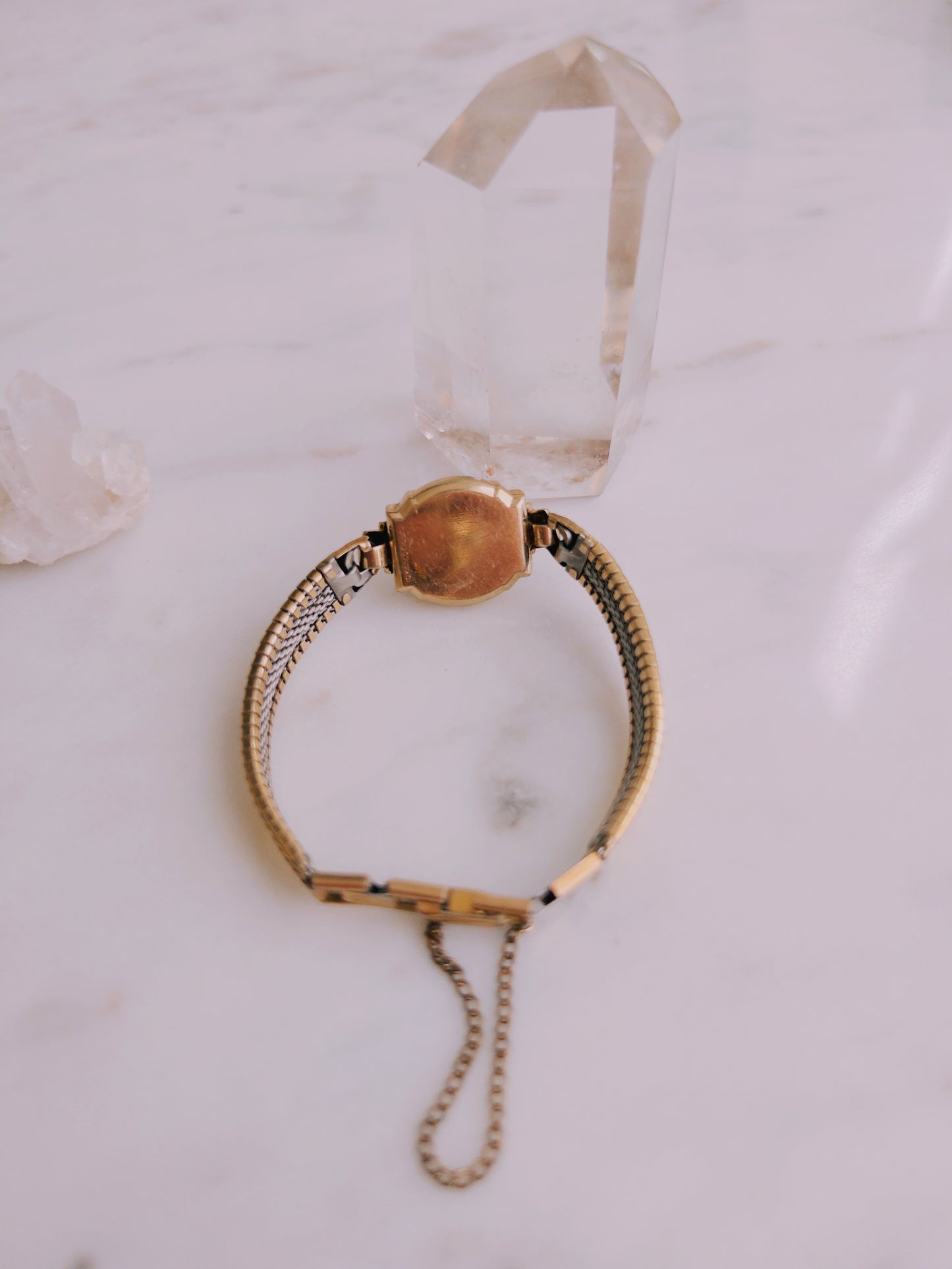 1940's Crystal Watch Bracelet