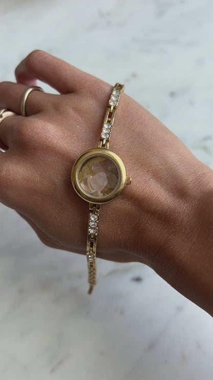 Vintage Diamond Crystal Watch